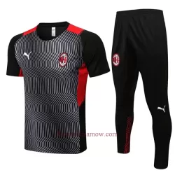 AC Milan Komplet Koszulka Treningowa 2022-23 Szary-Czarny AC Milan Komplet Koszulka Treningowa 2022-23 Szary-Czarny
