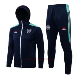 Arsenal Kurtka Treningowa z Kapturem 2022-23 Niebieski Arsenal Kurtka Treningowa z Kapturem 2022-23 Niebieski
