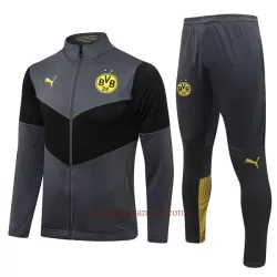 BVB Borussia Dortmund Komplet Kurtki Treningowej 2022-23 Ciemno-Szary BVB Borussia Dortmund Komplet Kurtki Treningowej 2022-23 Ciemno-Szary