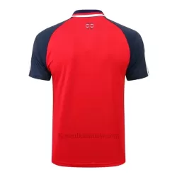 FC Bayern Monachium Koszulka Polo Treningowa 2022-23 Czerwony-Niebieski