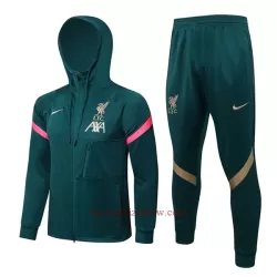 Liverpool Kurtka Treningowa z Kapturem 2022-23 Zielony Liverpool Kurtka Treningowa z Kapturem 2022-23 Zielony