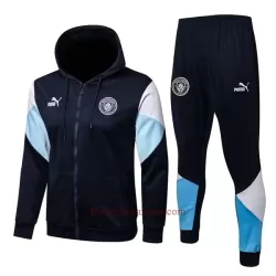 Manchester City Kurtka Treningowa z Kapturem 2022-23 Niebieski Manchester City Kurtka Treningowa z Kapturem 2022-23 Niebieski
