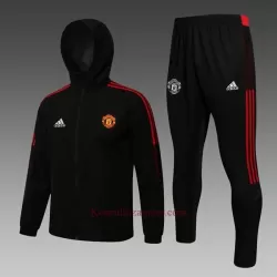 Manchester United Komplet Kurtek Treningowych Windrunner 2022-23 Czarny Manchester United Komplet Kurtek Treningowych Windrunner 2022-23 Czarny