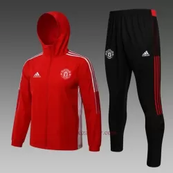 Manchester United Komplet Kurtek Treningowych Windrunner 2022-23 Czerwony Manchester United Komplet Kurtek Treningowych Windrunner 2022-23 Czerwony