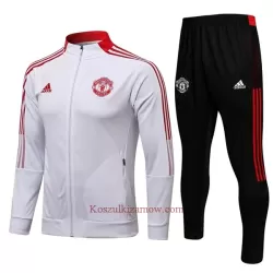 Manchester United Komplet Kurtki Treningowej 2022-23 Biały Manchester United Komplet Kurtki Treningowej 2022-23 Biały