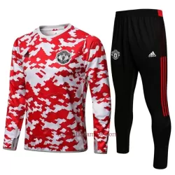 Manchester United Komplet Kurtki Treningowej 2022-23 Biały Manchester United Komplet Kurtki Treningowej 2022-23 Biały