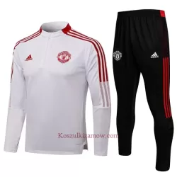 Manchester United Komplet Kurtki Treningowej 2022-23 Biały Dziecięca Manchester United Komplet Kurtki Treningowej 2022-23 Biały Dziecięca