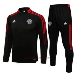 Manchester United Komplet Kurtki Treningowej 2022-23 Czarny-Czerwony Dziecięca Manchester United Komplet Kurtki Treningowej 2022-23 Czarny-Czerwony Dziecięca