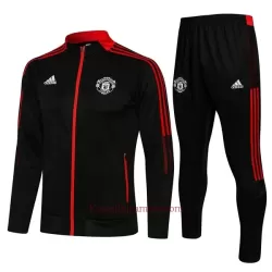 Manchester United Komplet Kurtki Treningowej 2022-23 Czarny Dziecięca Manchester United Komplet Kurtki Treningowej 2022-23 Czarny Dziecięca