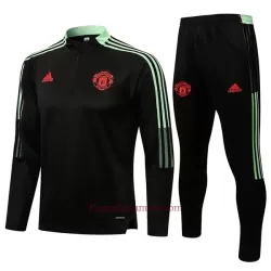 Manchester United Komplet Kurtki Treningowej 2022-23 Czarny Dziecięca Manchester United Komplet Kurtki Treningowej 2022-23 Czarny Dziecięca