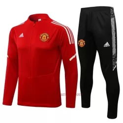 Manchester United Komplet Kurtki Treningowej 2022-23 Czerwony-Biały Dziecięca Manchester United Komplet Kurtki Treningowej 2022-23 Czerwony-Biały Dziecięca