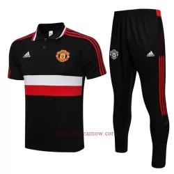 Manchester United Koszulka Polo Treningowa 2022-23 Czarny-Czerwony-Biały Manchester United Koszulka Polo Treningowa 2022-23 Czarny-Czerwony-Biały