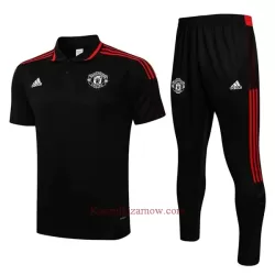 Manchester United Koszulka Polo Treningowa 2022-23 Czarny-Czerwony-Czarny Manchester United Koszulka Polo Treningowa 2022-23 Czarny-Czerwony-Czarny