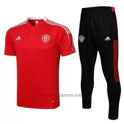 Manchester United Koszulka Polo Treningowa 2022-23 Czerwony-Biały Manchester United Koszulka Polo Treningowa 2022-23 Czerwony-Biały