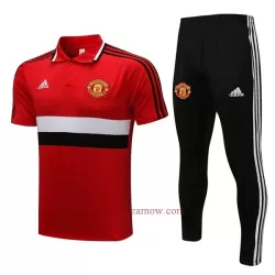 Manchester United Koszulka Polo Treningowa 2022-23 Czerwony-Czarny-Biały Manchester United Koszulka Polo Treningowa 2022-23 Czerwony-Czarny-Biały