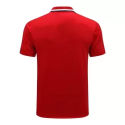 Manchester United Koszulka Polo Treningowa 2022-23 Czerwony-Czarny-Biały