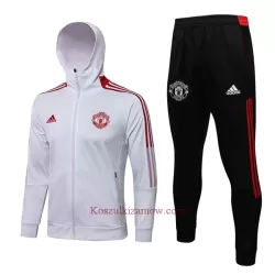 Manchester United Kurtka Treningowa z Kapturem 2022-23 Biało---Czerwony Manchester United Kurtka Treningowa z Kapturem 2022-23 Biało---Czerwony