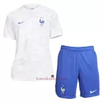 Koszulka Francja MŚ 2022 Wyjazdowa Dziecięca