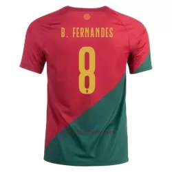 Koszulka Portugalia Bruno Fernandes 8 MŚ 2022 Domowa Koszulka Portugalia Bruno Fernandes 8 MŚ 2022 Domowa