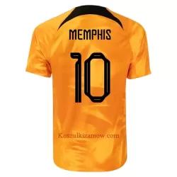 Koszulka Holandia Memphis 10 MŚ 2022 Domowa Koszulka Holandia Memphis 10 MŚ 2022 Domowa