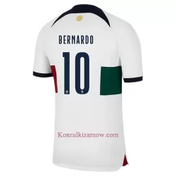 Koszulka Portugalia Bernardo 10 MŚ 2022 Wyjazdowa Koszulka Portugalia Bernardo 10 MŚ 2022 Wyjazdowa