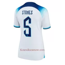 Koszulka Anglia John Stones 5 MŚ 2022 Domowa Damska Koszulka Anglia John Stones 5 MŚ 2022 Domowa Damska