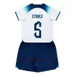 Koszulka Anglia John Stones 5 MŚ 2022 Domowa Dziecięca Koszulka Anglia John Stones 5 MŚ 2022 Domowa Dziecięca