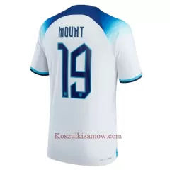 Koszulka Anglia Mason Mount 19 MŚ 2022 Domowa Koszulka Anglia Mason Mount 19 MŚ 2022 Domowa