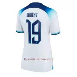 Koszulka Anglia Mason Mount 19 MŚ 2022 Domowa Damska Koszulka Anglia Mason Mount 19 MŚ 2022 Domowa Damska