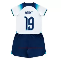 Koszulka Anglia Mason Mount 19 MŚ 2022 Domowa Dziecięca Koszulka Anglia Mason Mount 19 MŚ 2022 Domowa Dziecięca