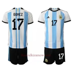 Koszulka Argentyna Alejandro Gomez 17 MŚ 2022 Domowa Dziecięca Koszulka Argentyna Alejandro Gomez 17 MŚ 2022 Domowa Dziecięca