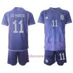 Koszulka Argentyna Angel Di Maria 11 MŚ 2022 Wyjazdowa Dziecięca