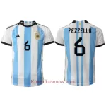 Koszulka Argentyna German Pezzella 6 MŚ 2022 Domowa