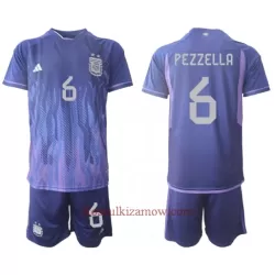 Koszulka Argentyna German Pezzella 6 MŚ 2022 Wyjazdowa Dziecięca Koszulka Argentyna German Pezzella 6 MŚ 2022 Wyjazdowa Dziecięca