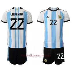 Koszulka Argentyna Lautaro Martinez 22 MŚ 2022 Domowa Dziecięca Koszulka Argentyna Lautaro Martinez 22 MŚ 2022 Domowa Dziecięca
