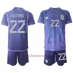Koszulka Argentyna Lautaro Martinez 22 MŚ 2022 Wyjazdowa Dziecięca Koszulka Argentyna Lautaro Martinez 22 MŚ 2022 Wyjazdowa Dziecięca