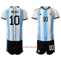 Koszulka Argentyna Lionel Messi 10 MŚ 2022 Domowa Dziecięca Koszulka Argentyna Lionel Messi 10 MŚ 2022 Domowa Dziecięca