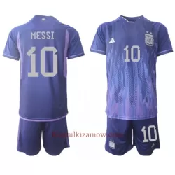 Koszulka Argentyna Lionel Messi 10 MŚ 2022 Wyjazdowa Dziecięca Koszulka Argentyna Lionel Messi 10 MŚ 2022 Wyjazdowa Dziecięca