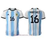 Koszulka Argentyna Lisandro Martinez 16 MŚ 2022 Domowa