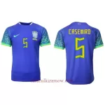 Koszulka Brazylia Casemiro 5 MŚ 2022 Wyjazdowa
