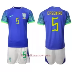 Koszulka Brazylia Casemiro 5 MŚ 2022 Wyjazdowa Dziecięca Koszulka Brazylia Casemiro 5 MŚ 2022 Wyjazdowa Dziecięca