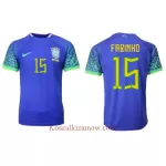 Koszulka Brazylia Fabinho 15 MŚ 2022 Wyjazdowa