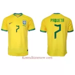 Koszulka Brazylia Lucas Paqueta 7 MŚ 2022 Domowa