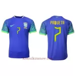 Koszulka Brazylia Lucas Paqueta 7 MŚ 2022 Wyjazdowa