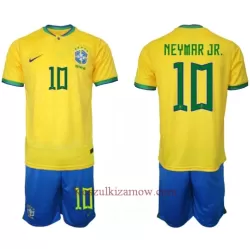 Koszulka Brazylia Neymar Jr 10 MŚ 2022 Domowa Dziecięca Koszulka Brazylia Neymar Jr 10 MŚ 2022 Domowa Dziecięca