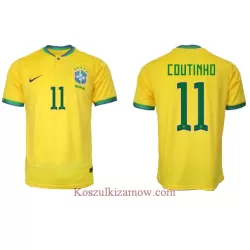 Koszulka Brazylia Philippe Coutinho 11 MŚ 2022 Domowa Koszulka Brazylia Philippe Coutinho 11 MŚ 2022 Domowa