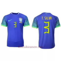 Koszulka Brazylia Thiago Silva 3 MŚ 2022 Wyjazdowa Koszulka Brazylia Thiago Silva 3 MŚ 2022 Wyjazdowa