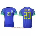 Koszulka Brazylia Vini JR 20 MŚ 2022 Wyjazdowa