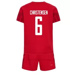 Koszulka Dania Andreas Christensen 6 MŚ 2022 Domowa Dziecięca Koszulka Dania Andreas Christensen 6 MŚ 2022 Domowa Dziecięca