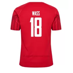 Koszulka Dania Daniel Wass 18 MŚ 2022 Domowa Koszulka Dania Daniel Wass 18 MŚ 2022 Domowa